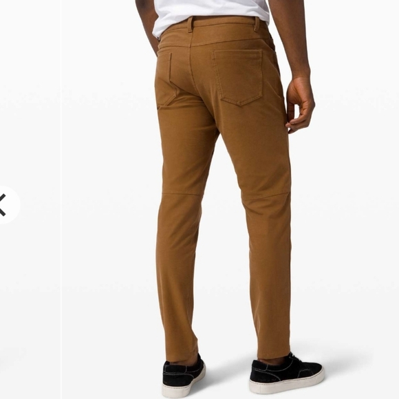 Lululemon ABC Pant Slim *Utilitech. Burnt Caramel. Size 33. 27 1/2" Inseam. - Picture 3 of 16